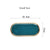 Gold Plating Ceramic Marble Storage Tray Black White Europe Food Fruit Breakfast Oval Plate Jewelry Tray Dessert Dish Decoration