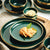 Green Ceramic Porcelain Dinnerware Set