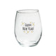 Happy New Year! 15 oz. Stemless Wine GlassHappy New Year! 15 oz. Stemless Wine Glass
