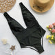 Hirigin Ruffles Style Women Swimwear One Piece Swimsuit 2019 Summer Push Up Padded Beach Women Bathing Suit Pure Color Bikini