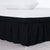 Hotel Bed Skirt White Wrap Around Elastic Bed Shirts Without Bed Surface Twin /Full/ Queen/ King Size 38cm Height Home Decor New