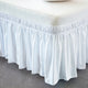 Hotel Bed Skirt White Wrap Around Elastic Bed Shirts Without Bed Surface Twin /Full/ Queen/ King Size 38cm Height Home Decor New