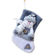 Household Decoration Christmas Stockings Cute Candy Gift Bag Novelty Elk Christmas Decoration