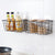 Iron Kitchen hanging basket Household desktop Art storage basket bathroom storage box Sundries Wall Organizer Rack +suction cup