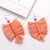 Itenice 2019 Leaf Tassel Earrings Women Girls Solid Color Fringe Ethnic Earrings Dangle Bohemian Earring Jewelry Accessories