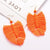 Itenice 2019 Leaf Tassel Earrings Women Girls Solid Color Fringe Ethnic Earrings Dangle Bohemian Earring Jewelry Accessories