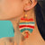 Itenice 2019 Leaf Tassel Earrings Women Girls Solid Color Fringe Ethnic Earrings Dangle Bohemian Earring Jewelry Accessories