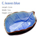 Japanese tableware ceramic sauce dish creative leaf kitchen seasoning small dish mini ice crack glaze snack plates