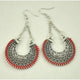 LOVBEAFAS Fashion Boho Drop Earrings For Women Jewelry Vintage Silver Long Earrings Bohemian Rope Wrap Earrings bijoux