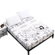 Leaves Printing Fitted Sheet Brushed Bedding Sheet With Elastic Band Mattress Cover Protector Bed Linens Home Textile 1 PC