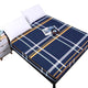 Leaves Printing Fitted Sheet Brushed Bedding Sheet With Elastic Band Mattress Cover Protector Bed Linens Home Textile 1 PC