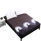 Leaves Printing Fitted Sheet Brushed Bedding Sheet With Elastic Band Mattress Cover Protector Bed Linens Home Textile 1 PC
