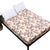 Leaves Printing Fitted Sheet Brushed Bedding Sheet With Elastic Band Mattress Cover Protector Bed Linens Home Textile 1 PC