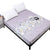 Leaves Printing Fitted Sheet Brushed Bedding Sheet With Elastic Band Mattress Cover Protector Bed Linens Home Textile 1 PC