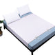 Leaves Printing Fitted Sheet Brushed Bedding Sheet With Elastic Band Mattress Cover Protector Bed Linens Home Textile 1 PC