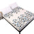 Leaves Printing Fitted Sheet Brushed Bedding Sheet With Elastic Band Mattress Cover Protector Bed Linens Home Textile 1 PC