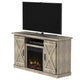 Leisa TV Stand for TVs up to 55" with Electric Fireplace