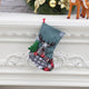 Linen Christmas Stockings Santa Claus Snowman Sock Candy Bag Gift Holders Christmas Tree Ornament Christmas Decoration For Home