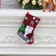 Linen Christmas Stockings Santa Claus Snowman Sock Candy Bag Gift Holders Christmas Tree Ornament Christmas Decoration For Home