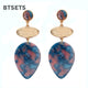 Long Dangling Earrings for Women Oorbellen Vintage Statement Earrings Wedding Party Geometric Drop Indian Earring Jewelry