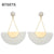 Long Fan Tassel Earrings White Brincos Charm Drop Dangling Earrings For Women Wedding Statement Earings Fashion Jewelry