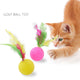 Buy any 3 (10) items get 30% (40%) off! Cat Toy, Cat Golf Ball with Feather pillow