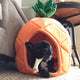 Pineapple Dog Bed, Dog Kennel in 2 Sizes, Cat Bed, Play House Suitable for Dogs and Cats