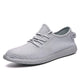 Men Casual Shoes Light Weight Breathable Sneakers Men Solid Gray Walking Shoes Air mesh Adult Male Shoes