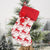 Merry Christmas Stockings Gift Bag Knitted Wool Socks Christmas Tree Ornaments Xmas Candy Apple Large Bags New Year Gift