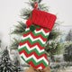 Merry Christmas Stockings Gift Bag Knitted Wool Socks Christmas Tree Ornaments Xmas Candy Apple Large Bags New Year Gift