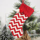Merry Christmas Stockings Gift Bag Knitted Wool Socks Christmas Tree Ornaments Xmas Candy Apple Large Bags New Year Gift