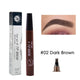 Microblading Eyebrow Pencil Tint 4 Tip Liquid Brow Tattoo Pen 5 Colors Paint Makeup Eyebrows Waterproof Cosmetic Eye brow Liner