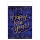 Midnight New Year's Eve Metallic Plastic Tablecloth RollsMidnight New Year's Eve Metallic Plastic Tablecloth Rolls