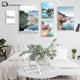 Mountain Lake Reflection Picture Nature Scandinavian Poster Nordic Decoration Coastline Cityscape Print Wall Art Canvas Painting