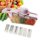 Myvit Mandoline Slicer Vegetable Cutter with Stainless Steel Blade Manual Potato Peeler Carrot Cheese Grater Dicer Kitchen Tool