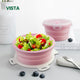 Myvit Silicone Collapsible Bento Lunch Box Food Storage Container Microwave Tableware Portable Household Outdoor Food box