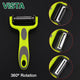 Myvit Vegetable Cutter with 3 Blades 360 Degree Rotary Multifunctional Potato Peeler Fruit Planer Kitchen Gadgets