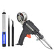 NEWACALOX 110V/220V 60W US/EU Hand-held Internal Heating Soldering Iron Automatically Send Tin Gun Soldering Welding Repair Tool
