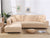 Needs Order 2 Pieces Sofa Cover for L Shaped Sectional Corner Chaise Longue Sofa Stretch Living Room Couch Cover Slipcovers