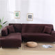 Needs Order 2 Pieces Sofa Cover for L Shaped Sectional Corner Chaise Longue Sofa Stretch Living Room Couch Cover Slipcovers