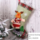 New Year Christmas Stocking Sack Xmas Gift Candy Bag Noel Christmas Decorations for Home Natal Navidad Sock Christmas Tree Decor
