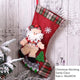 New Year Christmas Stocking Sack Xmas Gift Candy Bag Noel Christmas Decorations for Home Natal Navidad Sock Christmas Tree Decor