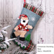 New Year Christmas Stocking Sack Xmas Gift Candy Bag Noel Christmas Decorations for Home Natal Navidad Sock Christmas Tree Decor