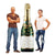 New Year Champagne Bottle Cardboard StandupNew Year Champagne Bottle Cardboard Standup