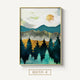 Nordic Sunrise Sunset canvas painting landscape posters and print unique decor wall art pictures for living room bedroom aisle