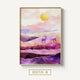 Nordic Sunrise Sunset canvas painting landscape posters and print unique decor wall art pictures for living room bedroom aisle