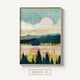 Nordic Sunrise Sunset canvas painting landscape posters and print unique decor wall art pictures for living room bedroom aisle