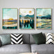 Nordic Sunrise Sunset canvas painting landscape posters and print unique decor wall art pictures for living room bedroom aisle