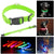 Nylon LED Glow Pet Dog Collar Pendant Night Safety Flashing Cat Dog Neck Collar Leash Luminous Adjustable Collar For Dog Walking