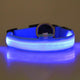 Nylon LED Pet Dog Collar Night Safety Flashing Glow In The Dark Dogs Leash Neck Band Luminous Fluorescent Collars Pets Supplies